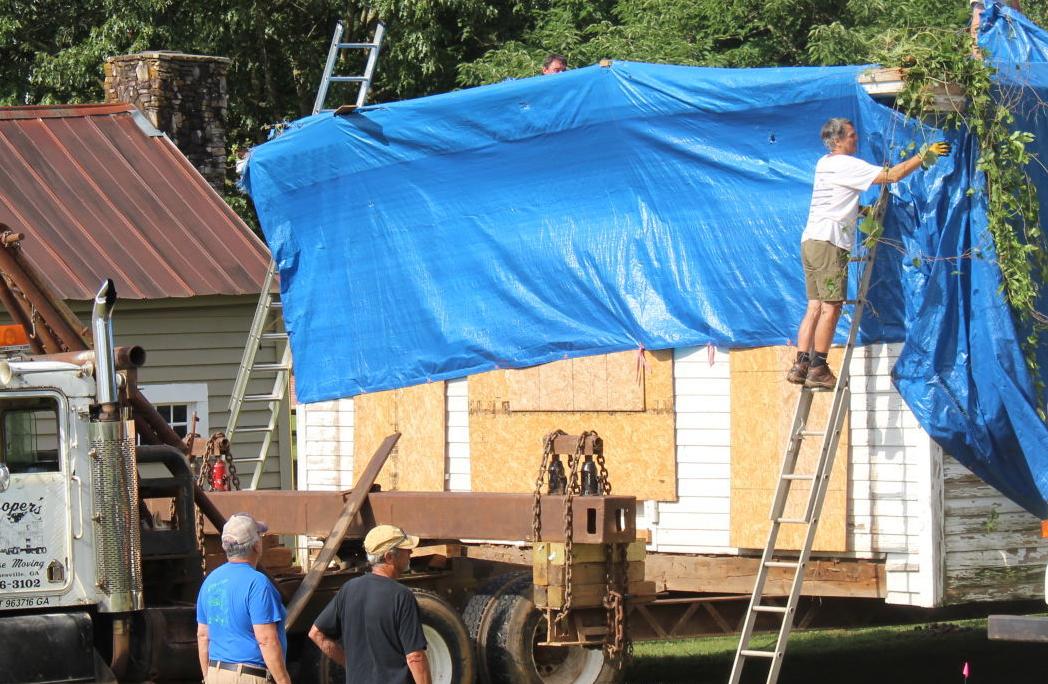 HISTORIC GENERAL STORE MOVED TO HURRICANE SHOALS